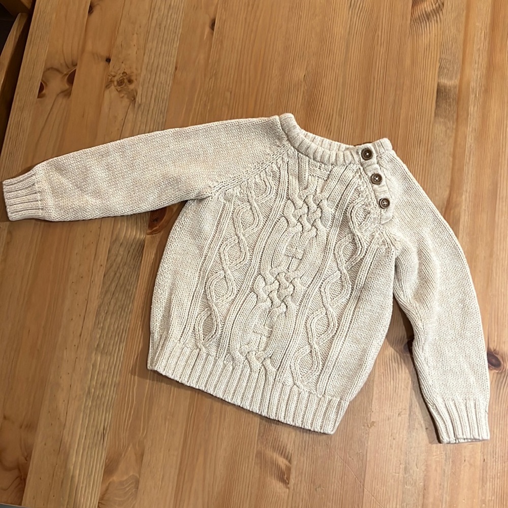 Old Navy Cableknit Sweater with Buttons